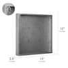Magnetic Tic Tac Toe Wall Game Board - Black & White (15" x 15")